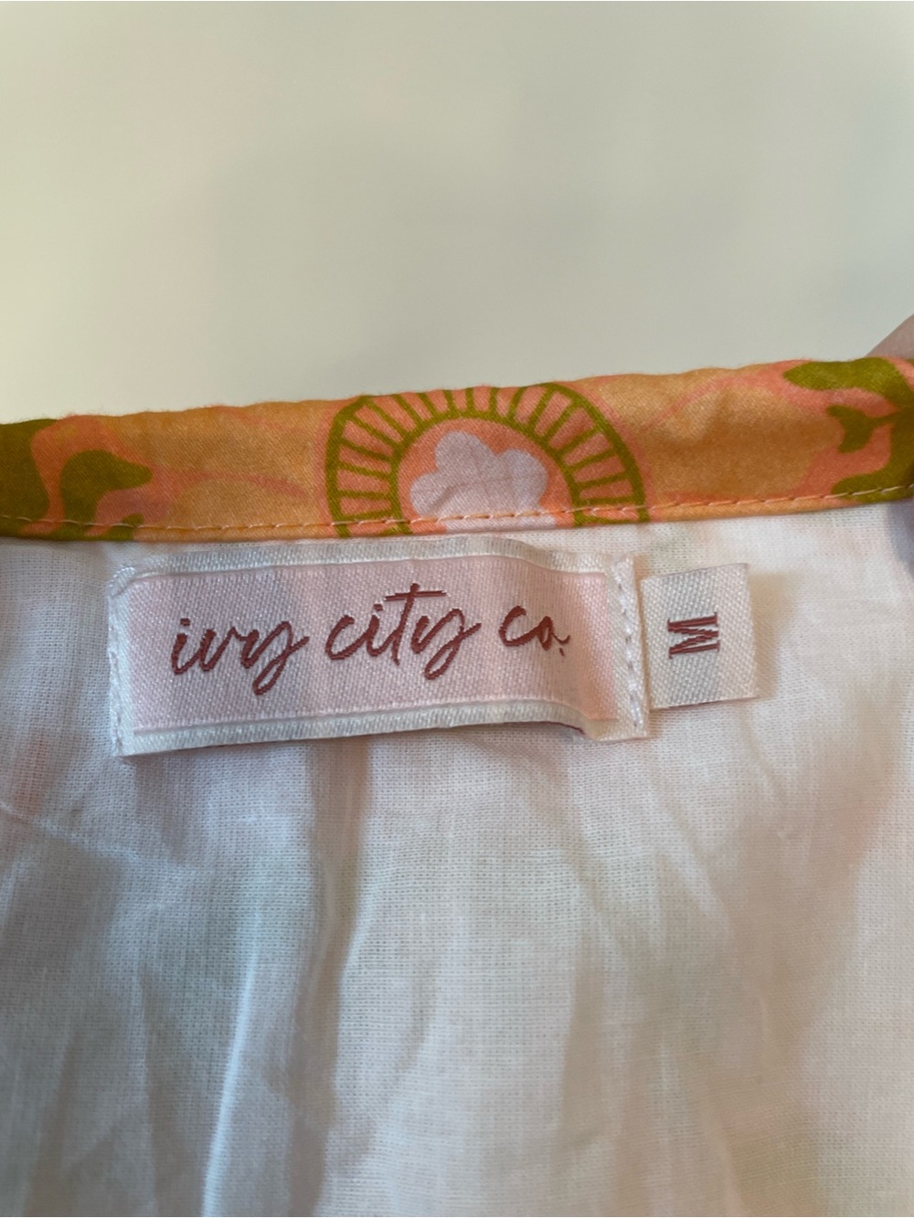 Ivy City Co Orange and Pink Floral Tie-Front Maxi Dress - Picture 6 of 8